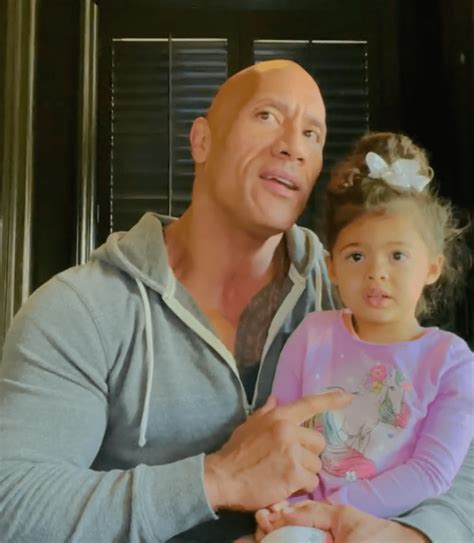 The Rocks Kids Get To Know Dwayne Johnsons 3 Daughters