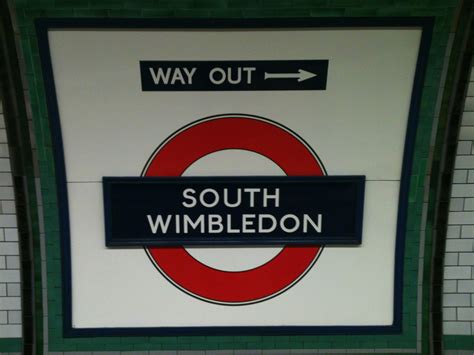 South Wimbledon Underground Sign Free Stock Photo Public Domain Pictures