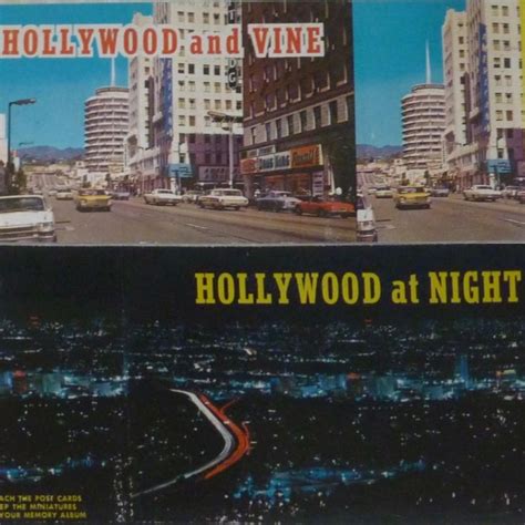 Postcard Booklet Hollywood Postcard Memory Album Post Cards