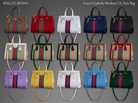 Gucci Ophidia Medium Gg Tote Bag In 2021 Bags Sims Sims 4