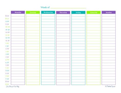 Daily Schedule Half Hour C Ile Web E Hükmedin