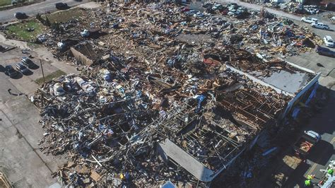 Mayfield Drone Footage Reveals Kentucky Tornado Damage