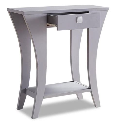 Manila Console Table Grey Contemporary Wood Console Wooden Console