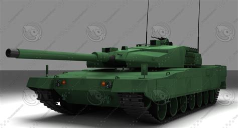 3d Vray3 Altay Tank Model