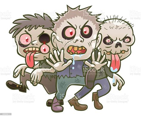 Cute Cartoon Zombies Stock Illustration Download Image Now Istock