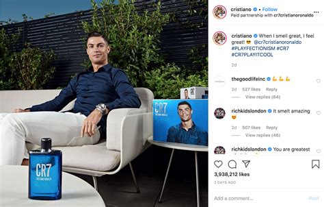 Description This Is An Instagram Ad From Cristiano Ronaldo A Famous