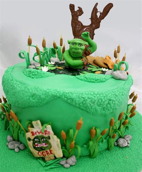 Shrekbirthday Shrekcake Cake Decorating Community Cakes We Bake