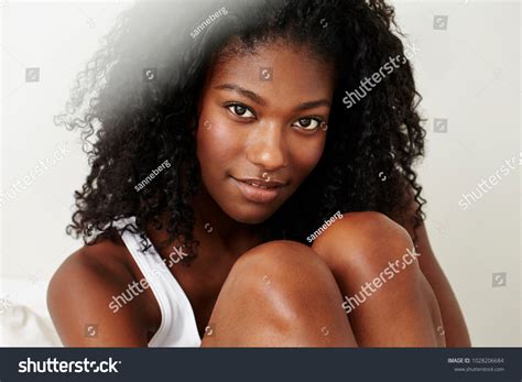 Beautiful Brown Eyed Girl Looking Camera Stock Photo Edit Now 1028206684