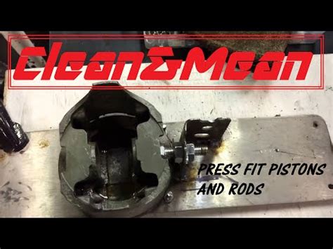 8 dollars each to press new rods on pistons. How to make a fixture for pressing in wrist pins on press ...