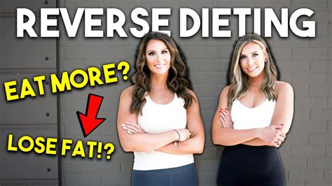 Reverse Dieting Explained How To Reverse Diet The Right Way Youtube