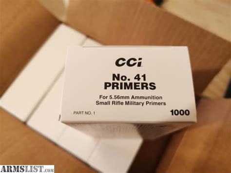 Armslist For Sale Cci 41 Small Rifle Primers