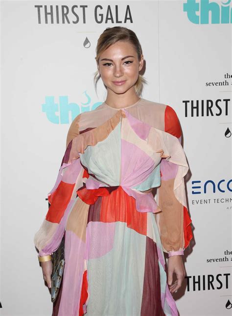 Allie Gonino At 7th Annual Thirst Gala At The Beverly Hilton Hotel In
