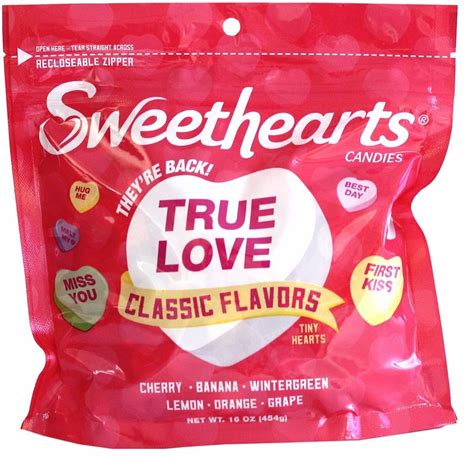 Sweethearts Candies Classic Flavors 16 Oz Grocery