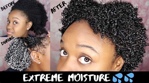 Extreme Moisture Wash Day Routine For Low Porosity Hair 💆🏾‍♀️ Type 4 Natural Hair Youtube