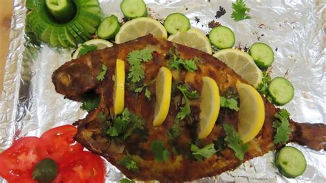 Tandoori Pomfret Grill Fish Recipehow To Make Tandoori Fish Tandoori