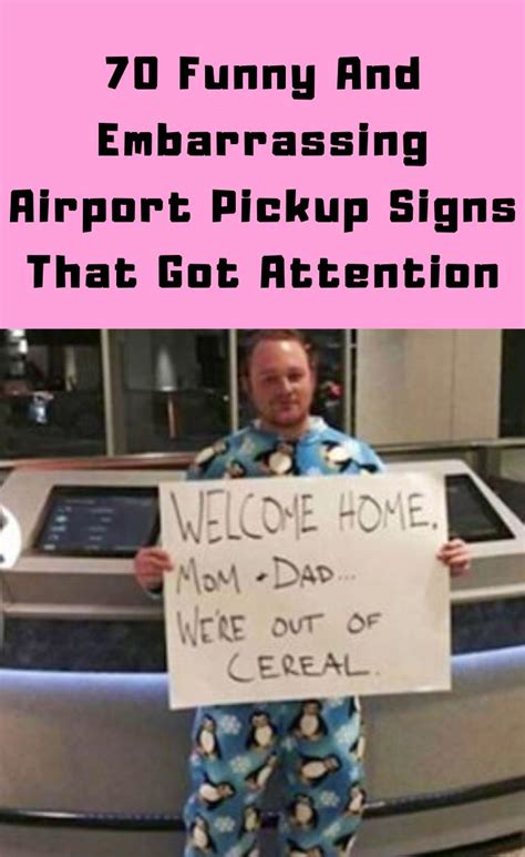 70 Hilarious Airport Pickup Signs You Cant Ignore
