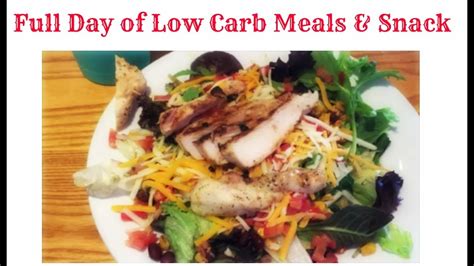 What I Eat In A Day~low Carb~ Youtube