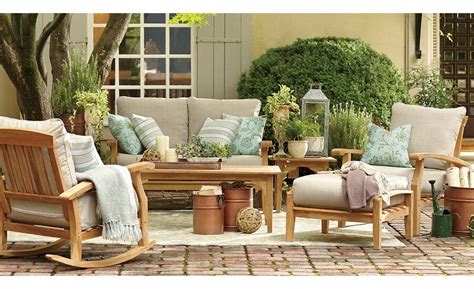 The patio chair cushions are a must. Summerton Teak Patio Chair with Cushions | Teak rocking ...