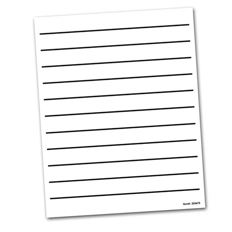 Magnifiers And More Bold Lined Paper White