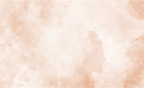 Peach Abstract Watercolor Texture Background Vector Beige Watercolour