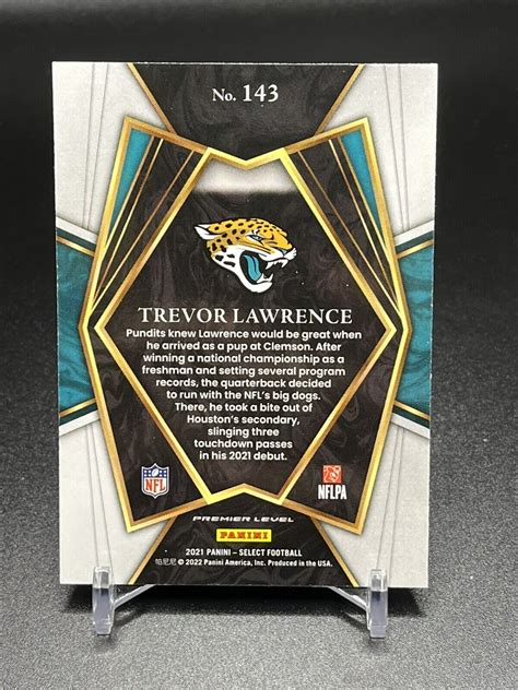 Mavin 2021 Select Trevor Lawrence Premier Level Rookie Card Rc Jaguars