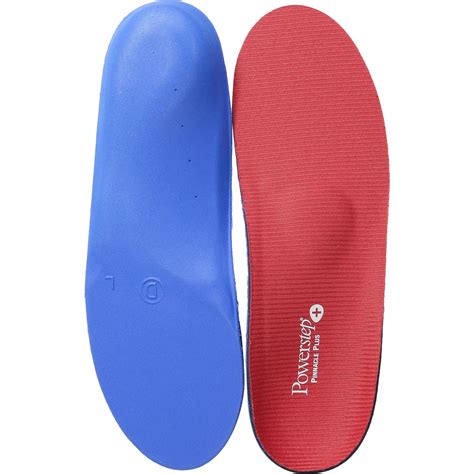 Powerstep Pinnacle Plus Full Length Orthotic Insoles With Metatarsal Support Foot Care