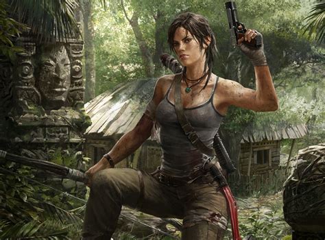 Wallpaper Video Game Art Lara Croft Video Games Tomb Raider My Xxx