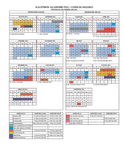 Kalender Akademik Ta 20222023 Pdf