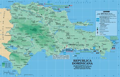 Caribbean On Line Dominican Republic Maps Republica Dominicana