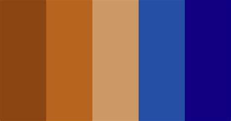 Brown And Navy Blue Color Scheme Blue