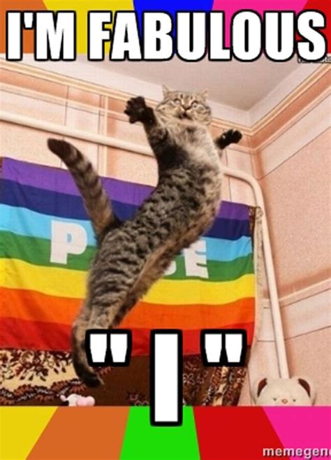 I Am Fabulous Funny Cats Cats Cat Memes