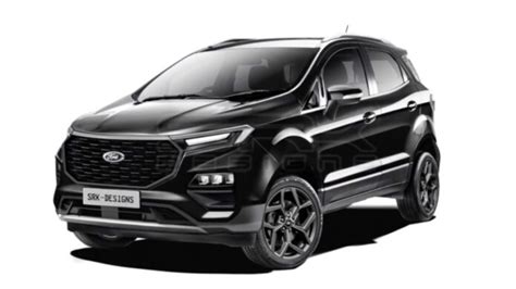 2022 Ford Ecosport New Gen Render In Multiple Colour Options