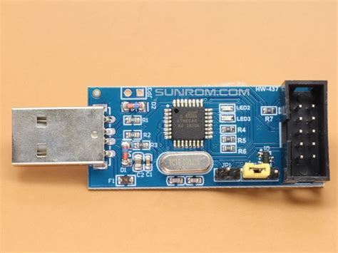 Avr Usbasp Isp Programmer With 10 Pin Cable 4845 Sunrom Electronics