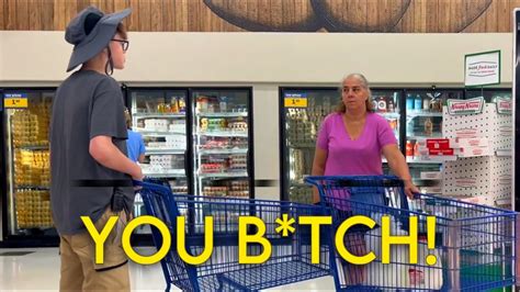 Hitting Peoples Shopping Cart Prank Arrested Youtube