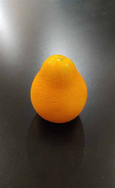 Pear Shaped Orange Rmildlyinteresting