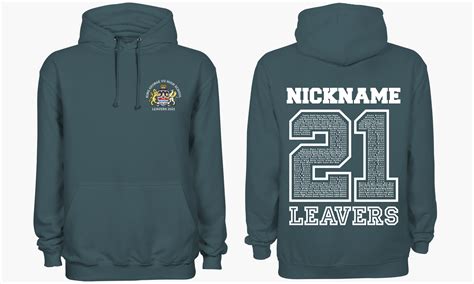 Hoodies School Leavers Personalised Hoodie Exc Quality Any Colour Your