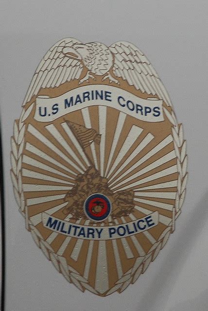 Us Marine Corps Usmc Military Police Badge Logo Decal A Photo On