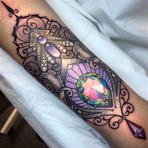 Tattoo Of The Day Puts A Spotlight On Realism Gem Tattoo Jewel