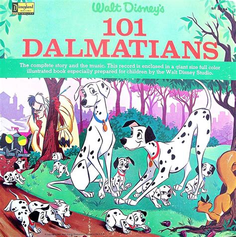 St3934 The Story And Songs Of 101 Dalmatians Walt Disney Records