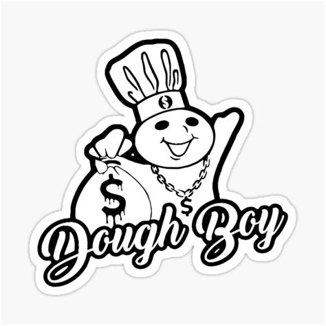 Dough Boy Money Bag Pillsbury Pools Sticker For Sale By Williamsethan