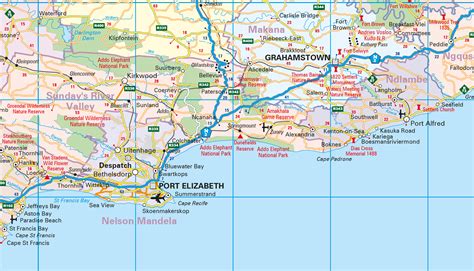 Eastern Cape Map All Towns