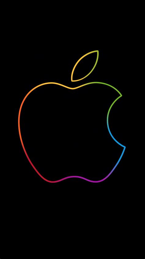 1080x1920 Resolution Apple 4k Neon Logo Iphone 7 6s 6 Plus And Pixel