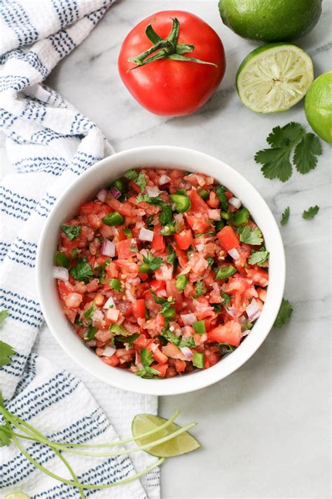 Fresh Tomato Salsa Recipe Blender Foodrecipestory