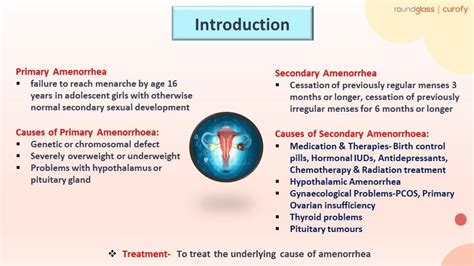 A Complicated Case Of Amenorrhea Investigating The Cause In A