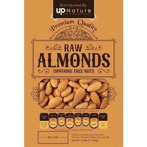 Label For Almonds Product Product Label Contest Design Product Label