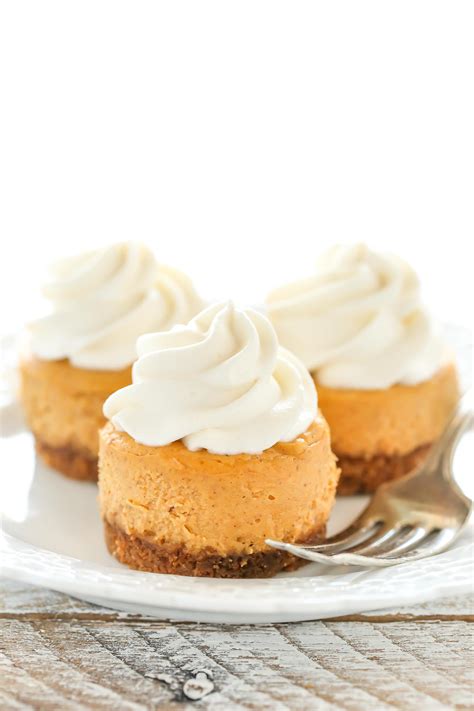 Mini Pumpkin Cheesecakes Live Well Bake Often