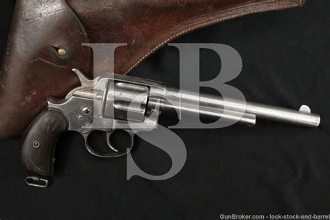 Colt Model 1878 Double Action Frontier 45 Colt Nickel Revolver 1885