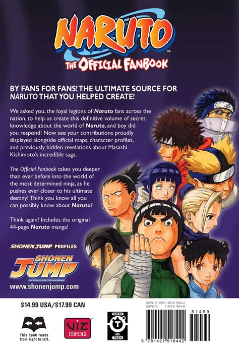 Naruto The Official Fanbook Book By Masashi Kishimoto Official Publisher Page Simon