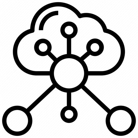 Network Cloud Computing Data Deploy Storage Scalability Icon