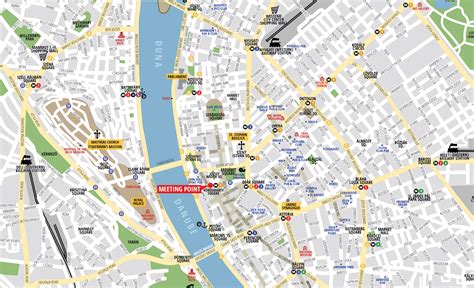 Use our map of budapest for sightseeing, exploring the area and creating quick routes to your favourite destinations! Budapest Attractions Map PDF - FREE Printable Tourist Map ...